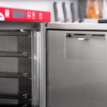 HUGENTOBLER | Commercial Hold-O-Mat 311 Cook & Hold Oven – Countertop - 120°C Max - 1.05 kW 230V