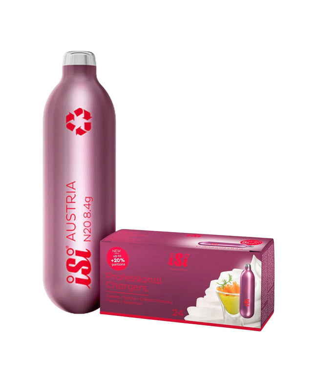 iSi | (24 Pack) Cream Chargers – 8.4 g