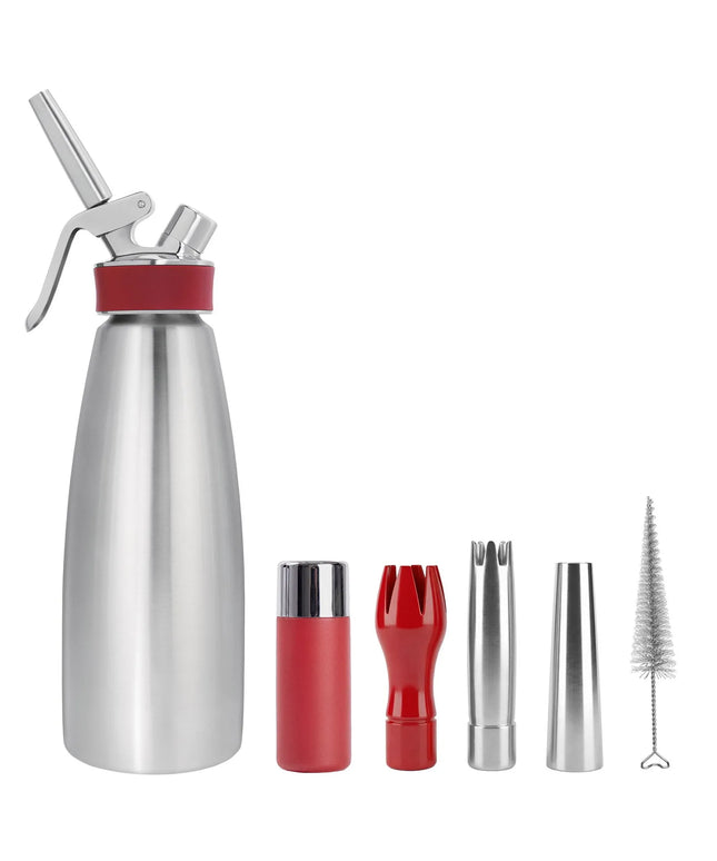 iSi | Gourmet Whip Cream Dispenser – 1 Litre – Stainless Steel