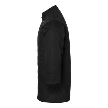 KARLOWSKY | Basic Double-Breasted Chef Jacket with Press Studs – Black - Size XS
