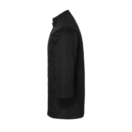 KARLOWSKY | Basic Double-Breasted Chef Jacket with Press Studs – Black - Size 4XL