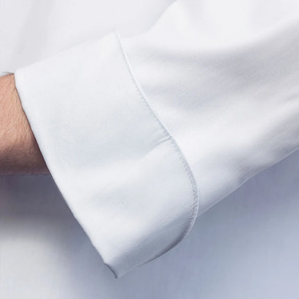 KARLOWSKY | Basic Double-Breasted Chef Jacket with Press Studs – White - Size 4XL