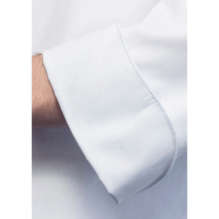 KARLOWSKY | Basic Double-Breasted Chef Jacket with Press Studs – White - Size 3XL