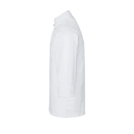 KARLOWSKY | Basic Double-Breasted Chef Jacket with Stud Buttons – White - Size 5XL - 100% Cotton