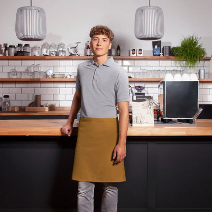 KARLOWSKY| Basic Waist/Bistro Apron – 700x555 mm - Mustard - Polyester