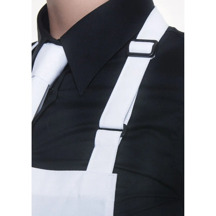 KARLOWSKY | Bib Apron Basic – White - 750×900 mm - Adjustable Neck Strap