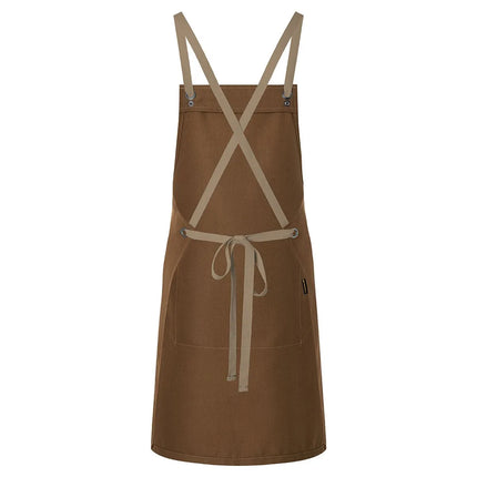 KARLOWSKY | Chef & Barista Bib Apron Urban Nature – Cinnamon - 700x850 mm - Cross-back straps
