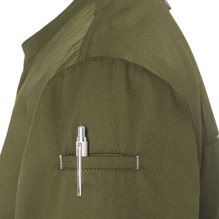 KARLOWSKY | GREEN-GENERATION Chef Jacket – Moss Green - Size 52 - Recycled Polyester