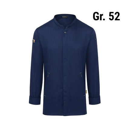 KARLOWSKY | GREEN-GENERATION Chef Jacket – Steel Blue - Size 52 - Recycled Polyester