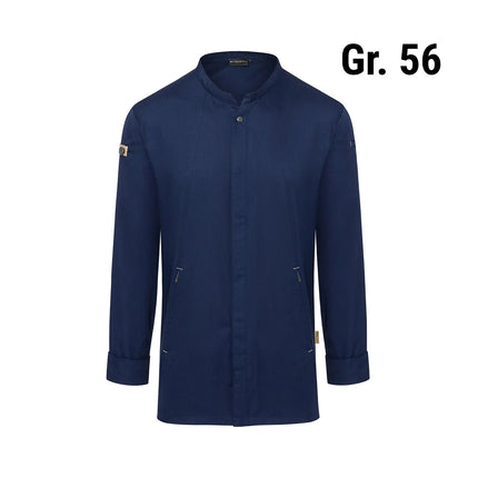 KARLOWSKY | GREEN-GENERATION Chef Jacket – Steel Blue - Size 56 - Recycled Polyester