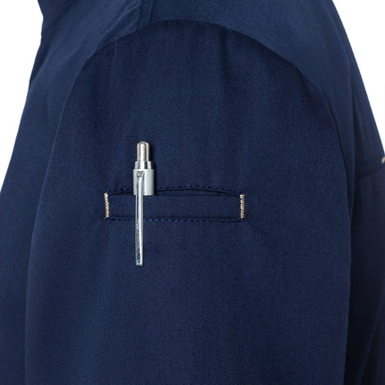 KARLOWSKY | GREEN-GENERATION Chef Jacket – Steel Blue - Size 72 - Recycled Polyester