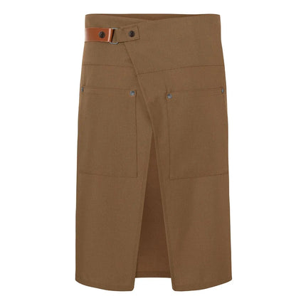 KARLOWSKY | Green Generation Waist Apron – Cinnamon - 110×65 cm - recycled polycotton - 2 pockets