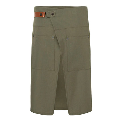 KARLOWSKY | Green Generation Waist Apron – Moss Green - 110×65 cm - recycled polycotton - 2 pockets