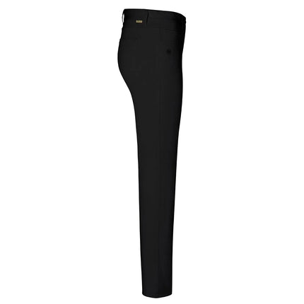 KARLOWSKY | Ladies' 5-Pocket Work Trousers – Black - Size 38 - Organic Cotton Stretch