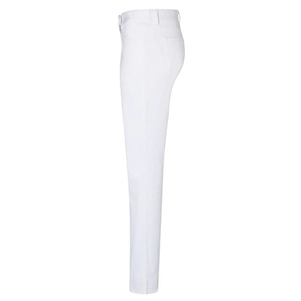 KARLOWSKY | Ladies' 5-Pocket Work Trousers – White - Size 46 - Organic Cotton Stretch