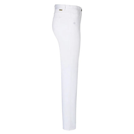 KARLOWSKY | Ladies' 5-Pocket Work Trousers – White - Size 46 - Organic Cotton Stretch