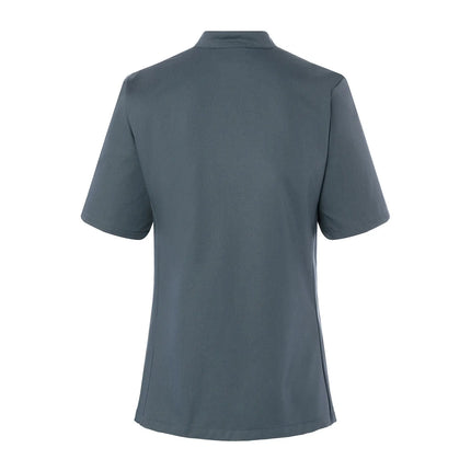 KARLOWSKY | Ladies Chef Jacket Greta – Anthracite - Size 38 - Short Sleeve - Press-Stud Fastening
