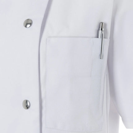 KARLOWSKY | Ladies Chef Jacket Greta – White - Size 46 - Short Sleeve - Press-Stud Fastening