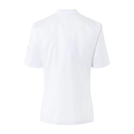 KARLOWSKY | Ladies Chef Jacket Greta – White - Size 54 - Short Sleeve - Press-Stud Fastening