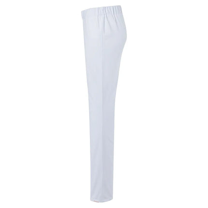 KARLOWSKY | Ladies' Chef Trousers Barcelona – White - Size 42 - Elasticated Waist