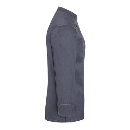 KARLOWSKY | Ladies Denim-Style Chef Jacket – Vintage Black - Size 46 - 95°C Washable