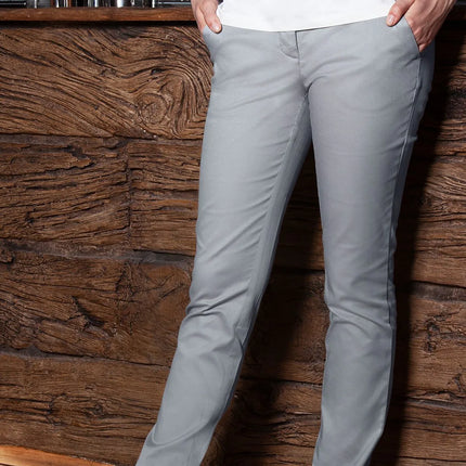 KARLOWSKY| Ladies' Stretch Chino Work Trousers – Steel Grey - Size 44