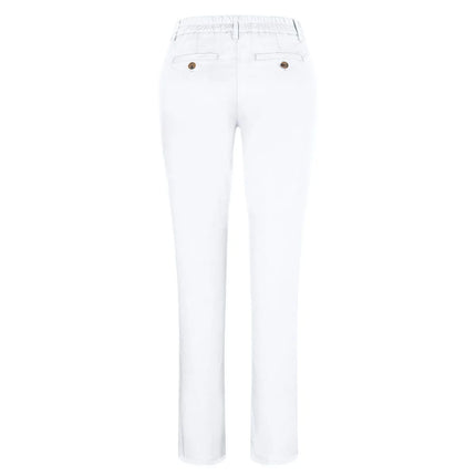 KARLOWSKY| Ladies' Stretch Chino Work Trousers – White - Size 36