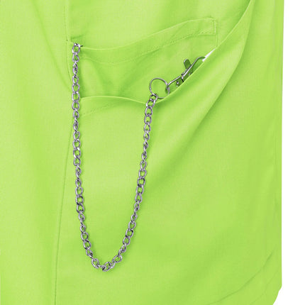 KARLOWSKY | Ladies' Tunic Essential – Kiwi Green - Size 38 - Short Sleeve - V-Neck - 95°C Washable