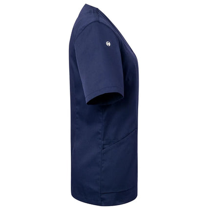 KARLOWSKY | Ladies' Tunic Essential – Navy - Size 54 - Short-Sleeve - V-Neck - 95°C Washable