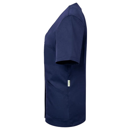 KARLOWSKY | Ladies' Tunic Essential – Navy - Size 56 - Short-Sleeve - V-Neck - 95°C Washable