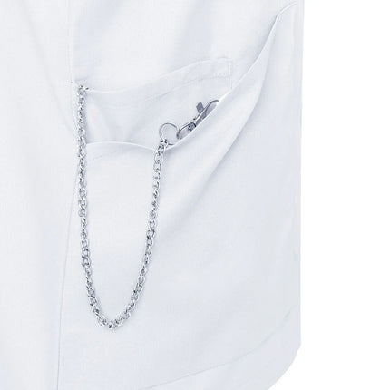 KARLOWSKY | Ladies' Tunic Essential – White - Size 54 - Short-Sleeve - V-Neck - 95°C Washable