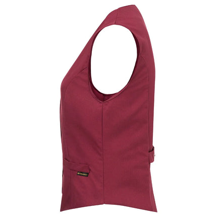 KARLOWSKY | Ladies Waistcoat Lena – Burgundy - Size 46 - Tailored fit - 95°C washable