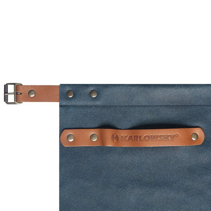 KARLOWSKY | Leather Waist Apron – Ink - 590×400 mm