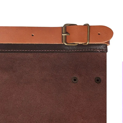 KARLOWSKY | Leather Waist Apron – Mocha - 590×400 mm