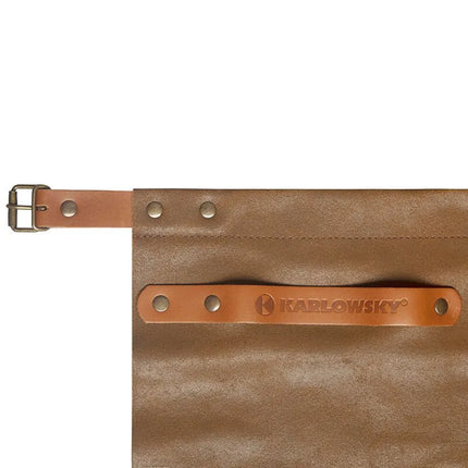 KARLOWSKY | Leather Waist Apron – Toffee - 590×400 mm