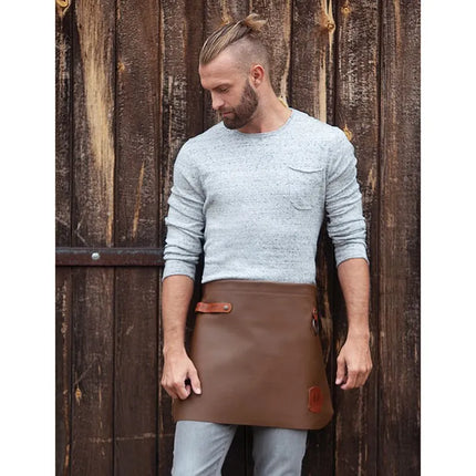 KARLOWSKY | Leather Waist Apron – Toffee - 590×400 mm