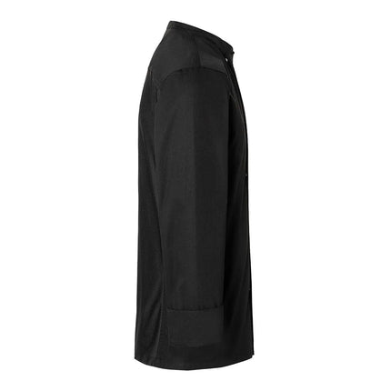 KARLOWSKY | Long Sleeve Chef Jacket – Black - 3XL - Breathable Mesh Back
