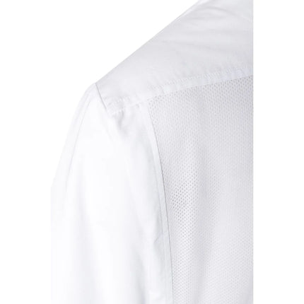 KARLOWSKY | Long Sleeve Chef Jacket – White - L - Breathable Mesh Back