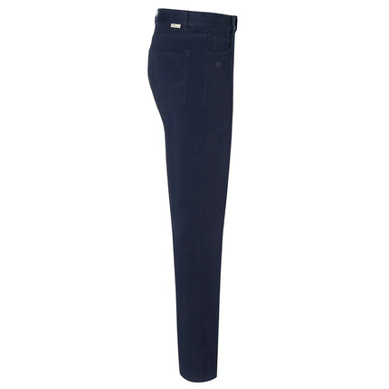 KARLOWSKY | Men’s 5‑Pocket Work Trousers Classic‑Stretch – Night Blue - Size 58 - Organic Cotton