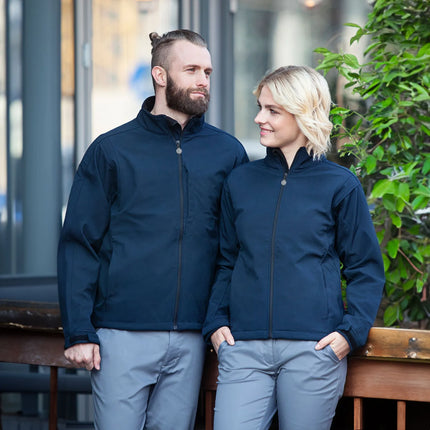 KARLOWSKY | Men's Classic Softshell Jacket – Navy - 3XL - Waterproof 5,000 mm