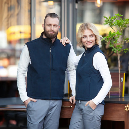 KARLOWSKY | Men's Softshell Gilet Classic – Navy - 5XL - Waterproof 5000 mm - Windproof & Breathable