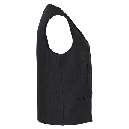 KARLOWSKY | Men's Vest Waistcoat – Black - Size XS - 4 Buttons - Loose fit
