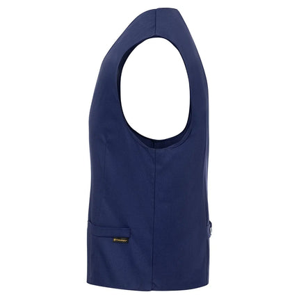 KARLOWSKY | Men's Waistcoat Kai – Navy - Size 52 - Tailored Fit - 4 Press Studs - 95°C Washable