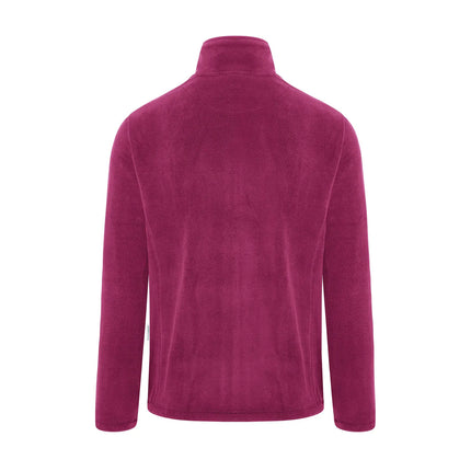KARLOWSKY | Men's Work Fleece Jacket – Fuchsia - L - Recycled Polyester - 60°C Washable
