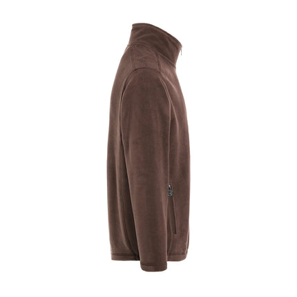 KARLOWSKY | Men's Work Fleece Jacket – Light Brown - 3XL - Recycled Polyester - 60°C Washable