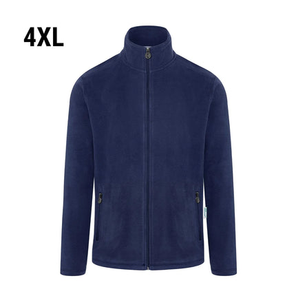 KARLOWSKY | Men's Work Fleece Jacket – Navy - 4XL - Recycled Polyester - 60°C Washable