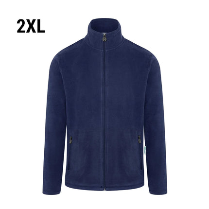 KARLOWSKY | Men's Work Fleece Jacket – Navy - XXL - Recycled Polyester - 60°C Washable