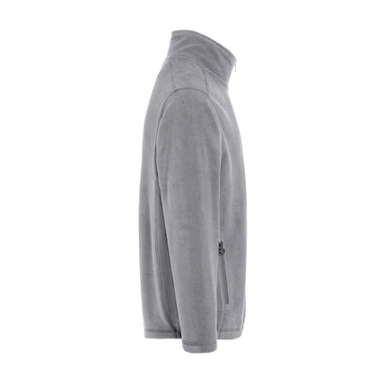 KARLOWSKY | Men's Work Fleece Jacket – Platinum Grey - XXL - Recycled Polyester - 60°C Washable