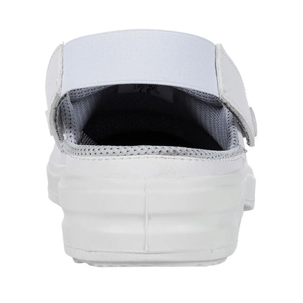 KARLOWSKY | Oxford Safety Shoe – Steel Toe Cap - Slip-Resistant - White - EU 35