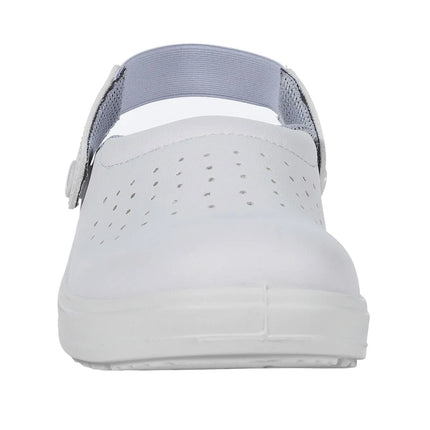 KARLOWSKY | Oxford Safety Shoe – Steel Toe Cap - Slip-Resistant - White - EU 43